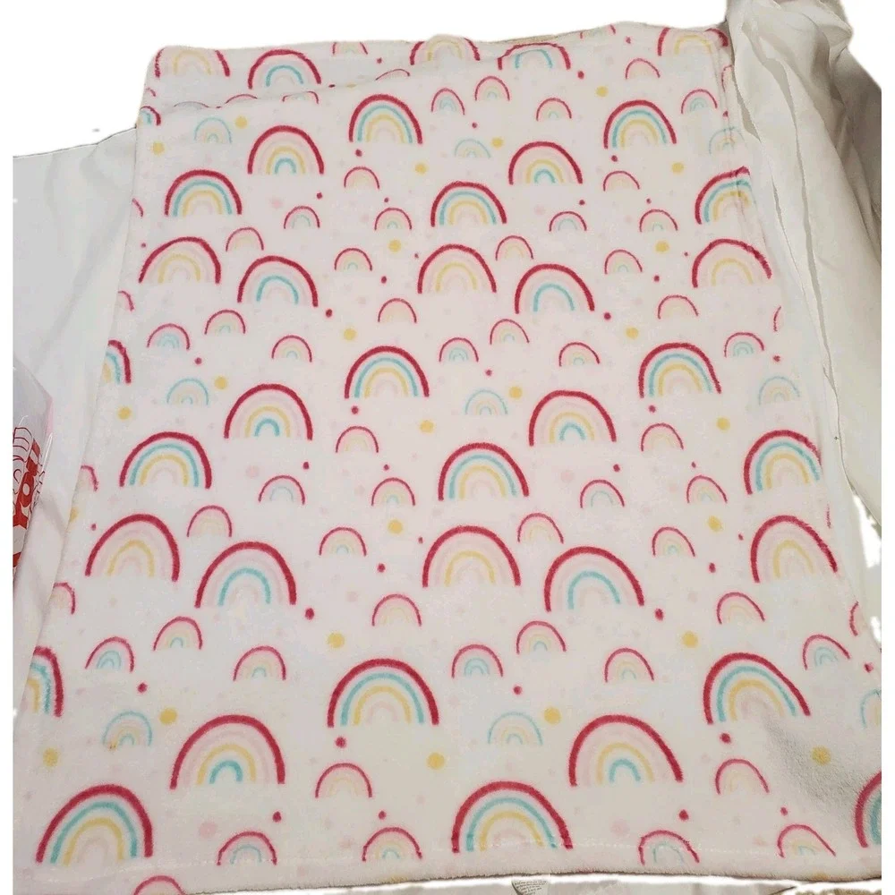 Parent's Choice Rainbow Baby Blanket Single Layer Walmart